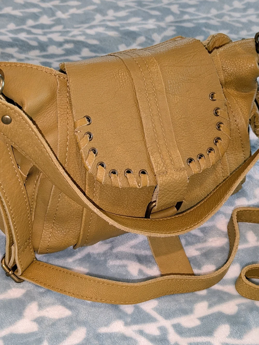 We The Free Leather Saddle Bag